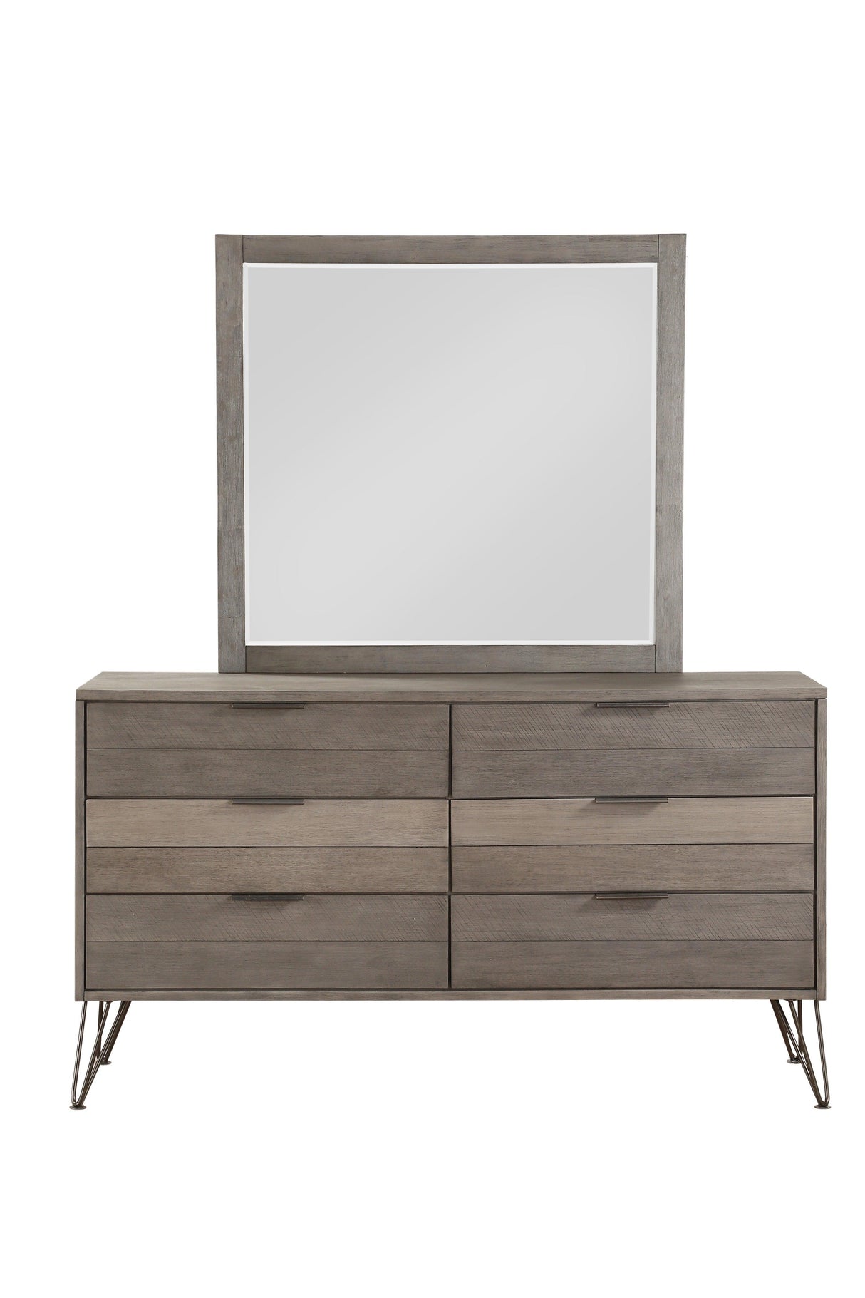 Urbanite Gray Mirror (Mirror Only) by Homelegance at Eve Furniture