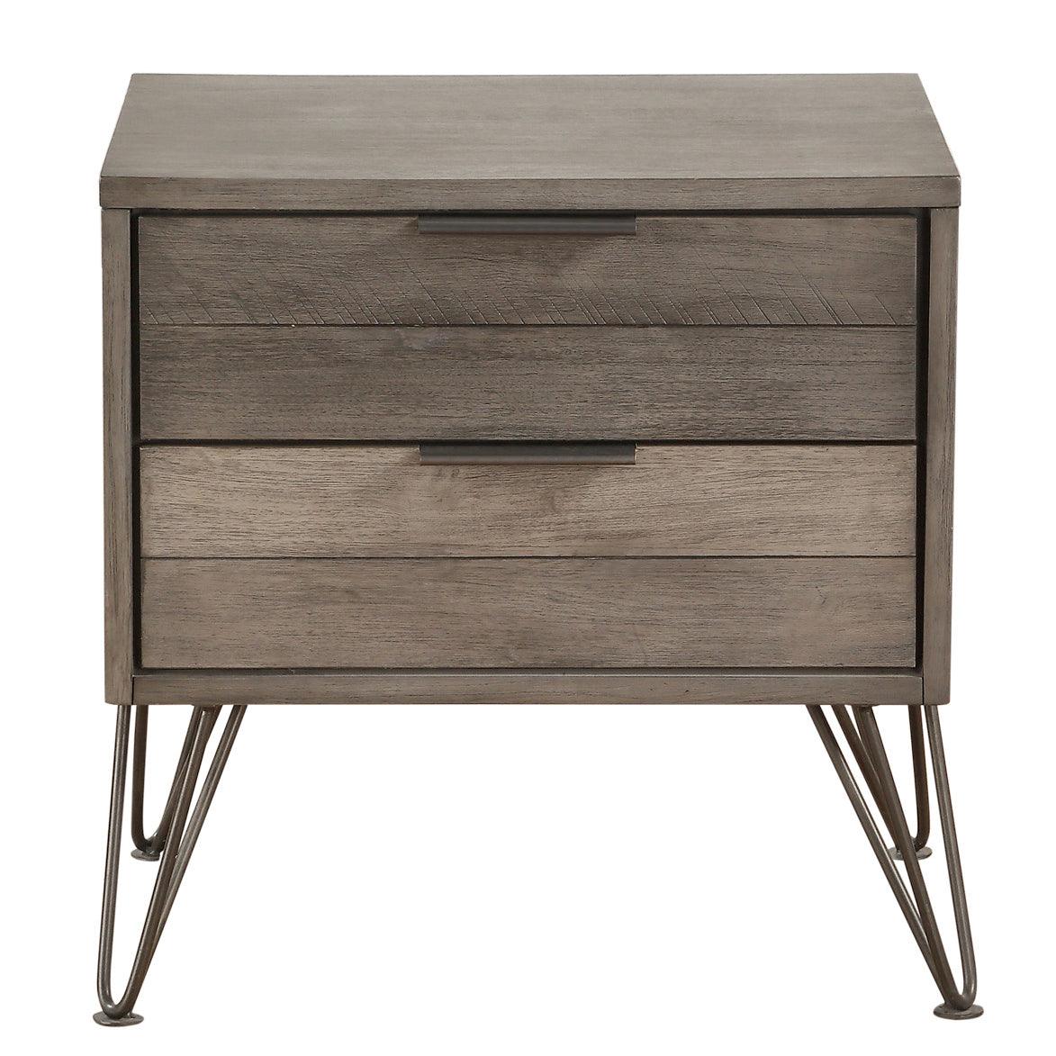Urbanite Gray Nightstand by Homelegance at Eve Furniture