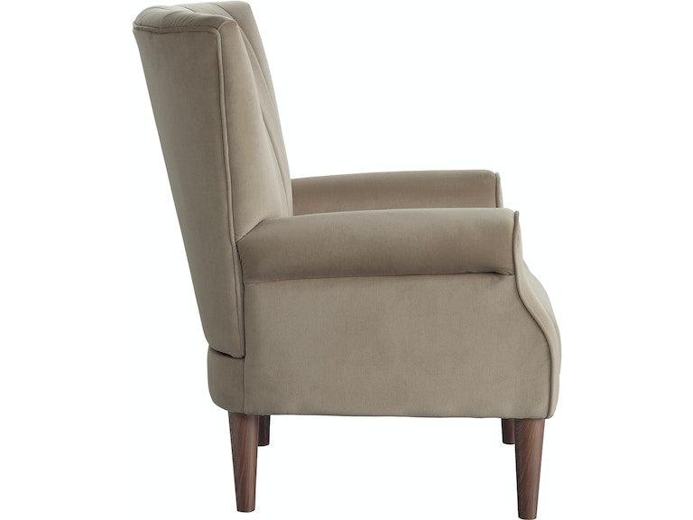 Urielle Brown Gray Velvet Accent Chair by Homelegance at Eve Furniture