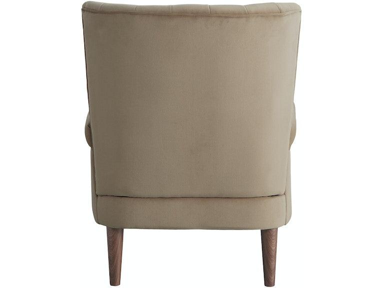 Urielle Brown Gray Velvet Accent Chair by Homelegance at Eve Furniture