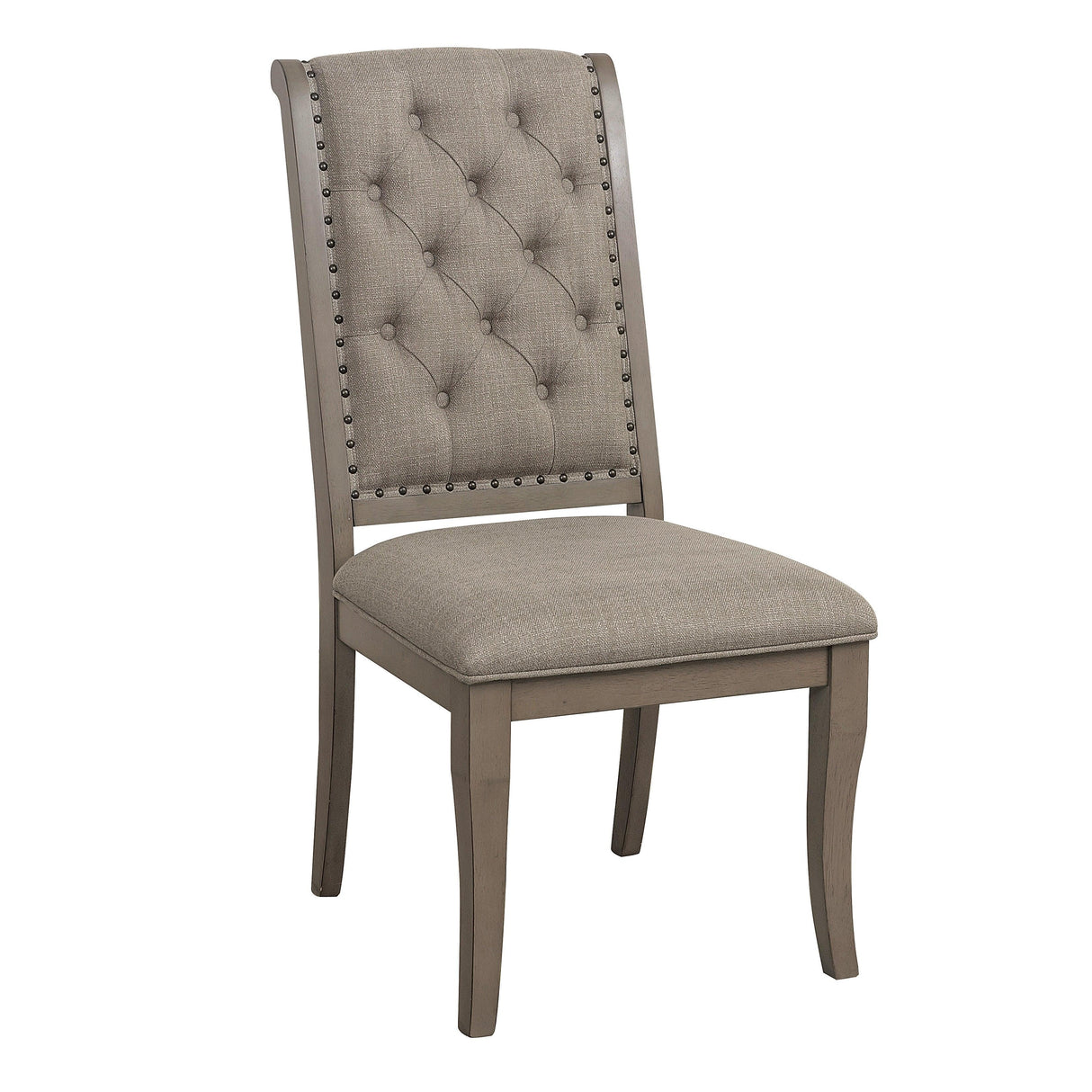 Vermillion Subtle Bisque Side Chair, Set of 2 by Homelegance at Eve Furniture