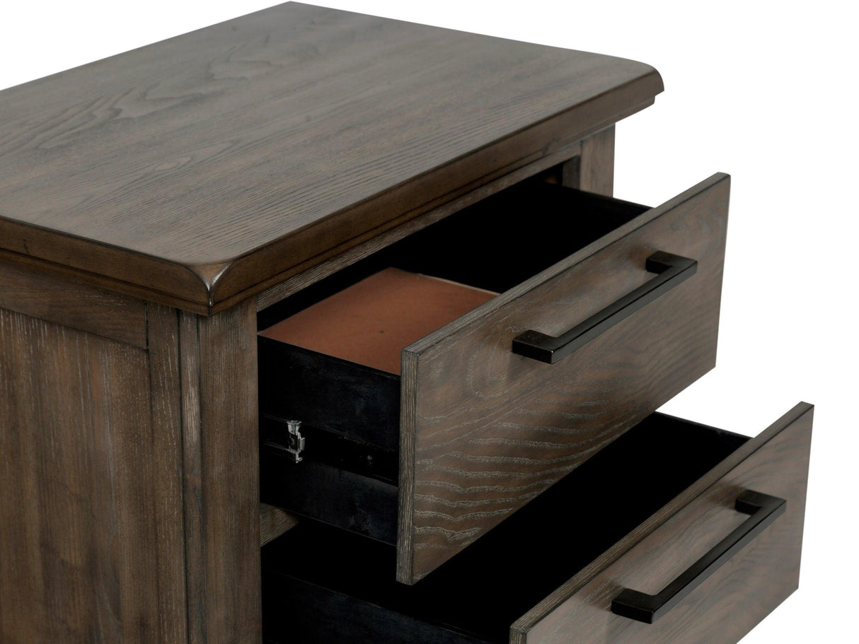 Watson Gray Nightstand by Homelegance at Eve Furniture