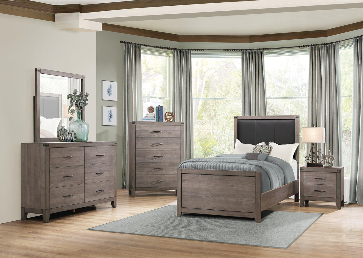 Woodrow Brownish Gray Chest by Homelegance at Eve Furniture