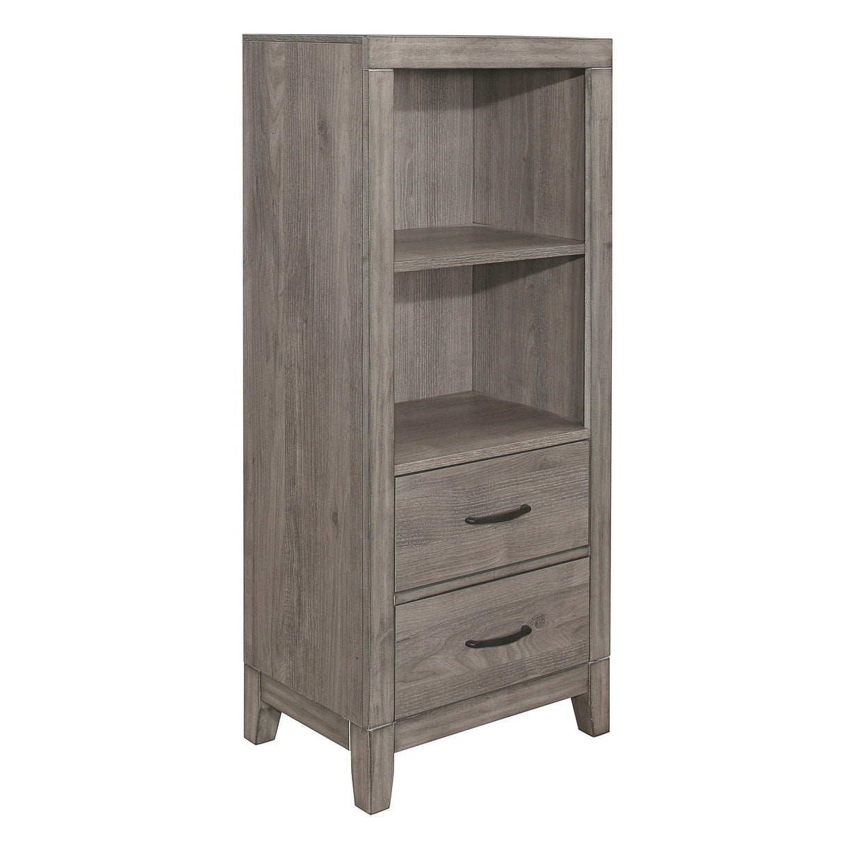 Woodrow Brownish Gray Pier/Tower Nightstand by Homelegance at Eve Furniture