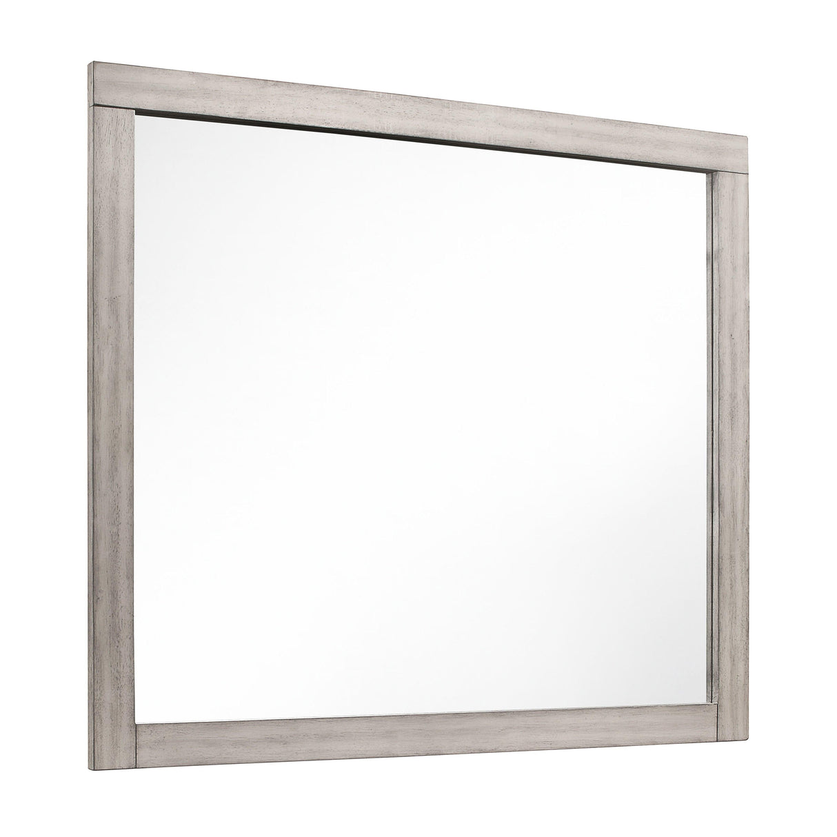 Zephyr Light Gray Mirror (Mirror Only) by Homelegance at Eve Furniture