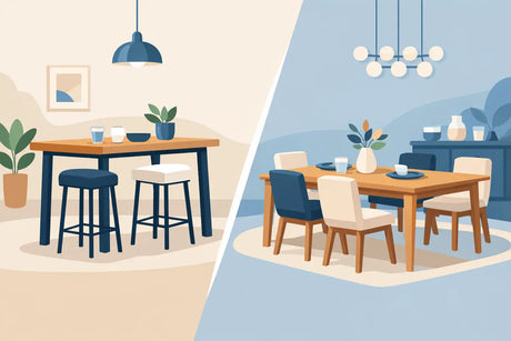 Counter Height vs Standard Dining Table for Your Home