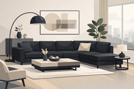 Living Room Set Sectional Black Ideas
