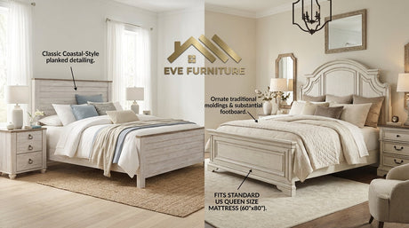 Ashley Willowton vs. Kanwyn Bedroom Sets: Coastal Farmhouse vs. French Country
