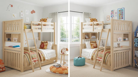 bunk bed vs loft bed kids