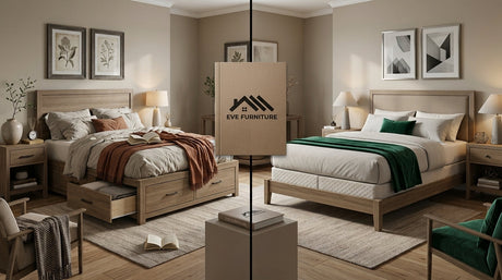 Queen Size Platform Bed with Storage vs Traditional Beds