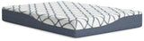 10 Inch Chime Elite 2.0 White/Blue Full Mattress