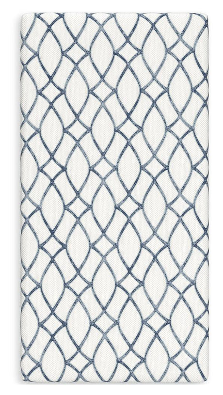 10 Inch Chime Elite 2.0 White/Blue Twin Mattress by Ashley at Eve Furniture