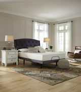 10 Inch Chime Memory Foam White California King Mattress in a Box by Ashley at Eve Furniture