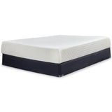 10 Inch Chime Memory Foam White California King Mattress in a Box by Ashley at Eve Furniture