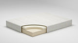 10 Inch Chime Memory Foam White California King Mattress in a Box