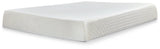 10 Inch Chime Memory Foam White California King Mattress in a Box