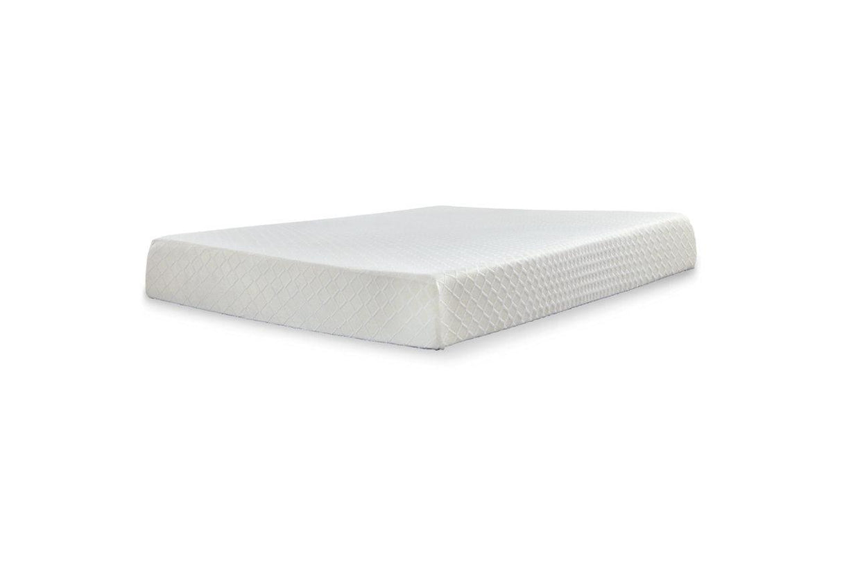 10 Inch Chime Memory Foam White Full Mattress in a Box by Ashley at Eve Furniture