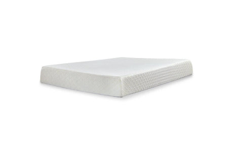 10 Inch Chime Memory Foam White Full Mattress in a Box by Ashley at Eve Furniture