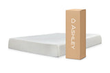 10 Inch Chime Memory Foam White Full Mattress in a Box by Ashley at Eve Furniture