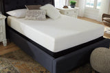 10 Inch Chime Memory Foam White Queen Mattress in a Box by Ashley at Eve Furniture
