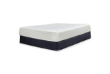 10 Inch Chime Memory Foam White Twin Mattress in a Box by Ashley at Eve Furniture