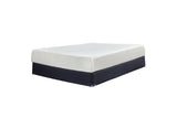 10 Inch Chime Memory Foam White Twin Mattress in a Box by Ashley at Eve Furniture