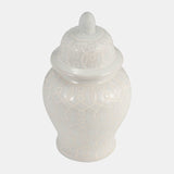 10" Temple Jar, Ivory