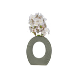 10" Textured Open Cut-out With Vase Opening, Sage