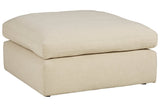 Elyza Linen Oversized Accent Ottoman