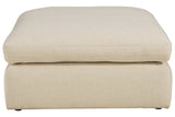 Elyza Linen Oversized Accent Ottoman