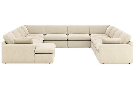 Elyza Linen 10-Piece Sectional