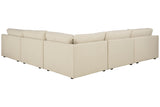 Elyza Linen 5-Piece Symmetrical Sectional