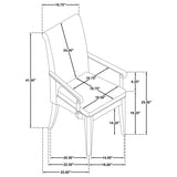 Cresswell Weathered Taupe 7-Piece 104-inch Extension Dining Set by Coaster at Eve Furniture
