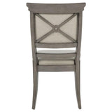 Cresswell Upholstered Dining Side Chair Tan (Set of 2)