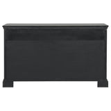 Cresswell Weathered Taupe 2-door 3-drawer Wine Storage Buffet
