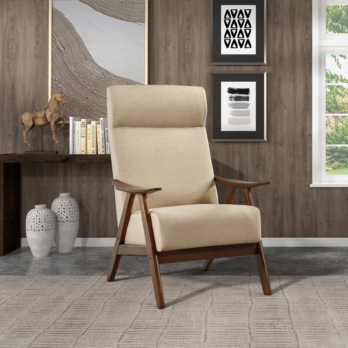 Kalmar Brown Accent Chair