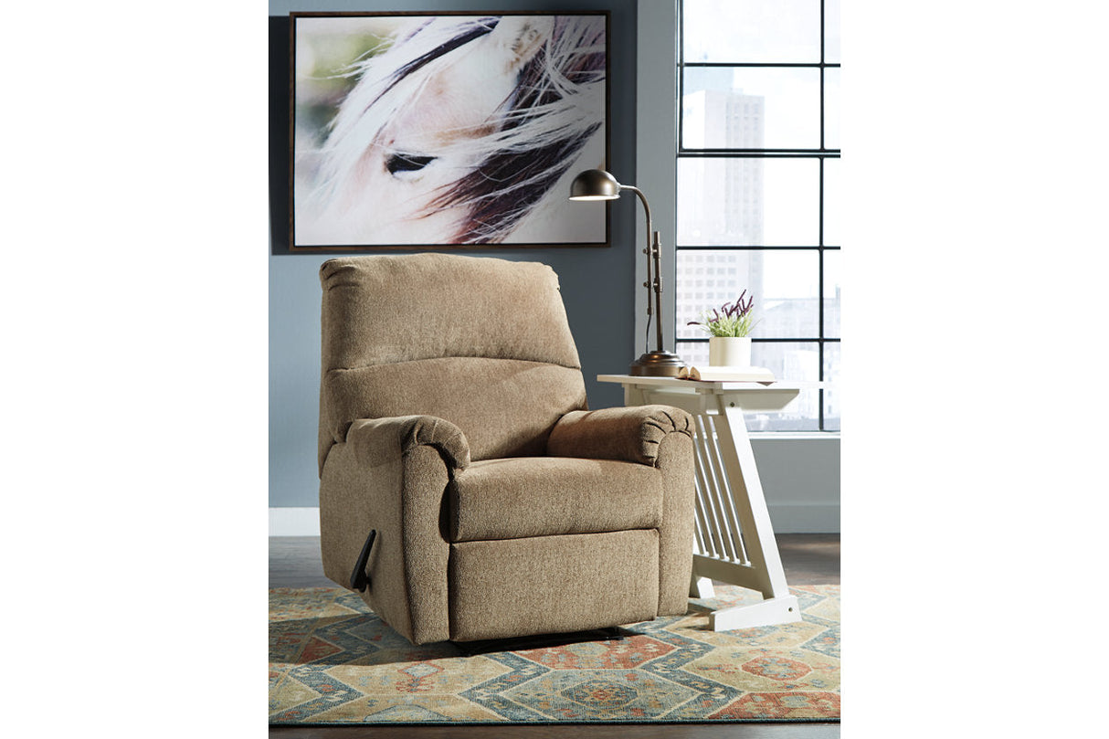 Nerviano Mocha Recliner