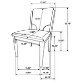 Crestmore Walnut 5-Piece 46-inch Round Wood Dining Room Set