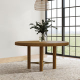 Arini Sand Wash 60-inch Round Wood Dining Room Table