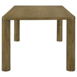 Castlewood Brown Oak 5-Piece 71-inch Rectangular Dining Room Set