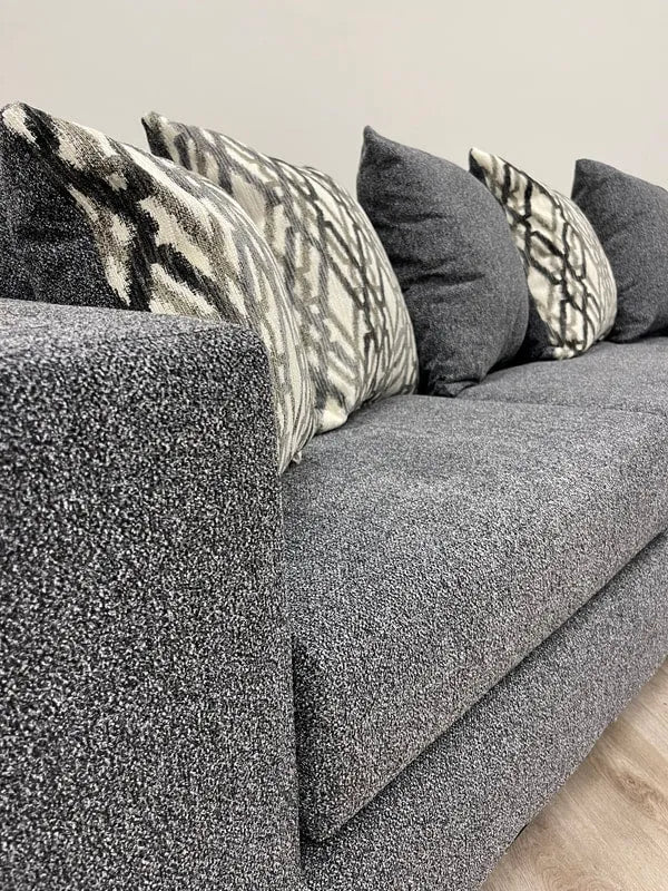 Monroe Steel Right Arm Facing (RAF) Sectional by Happy Homes at Eve Furniture