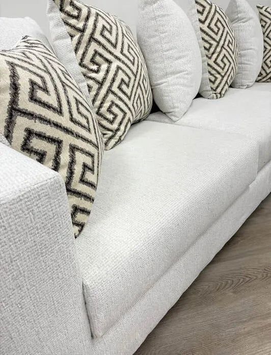 Monroe Stone Right Arm Facing (RAF) Sectional by Happy Homes at Eve Furniture