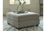 Keener Ash Oversized Accent Ottoman