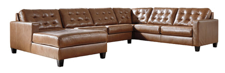 Baskove Auburn 4-Piece LAF Chaise Sectional