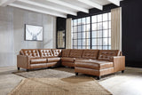 Baskove Auburn 4-Piece RAF Chaise Sectional