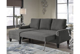 Jarreau Gray Sofa Chaise Sleeper