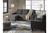 Jarreau Gray Sofa Chaise Sleeper and Chair