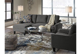 Jarreau Gray Sofa Chaise Sleeper and Chair