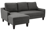 Jarreau Gray Sofa Chaise Sleeper and Chair