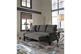 Jarreau Gray Sofa Chaise Sleeper